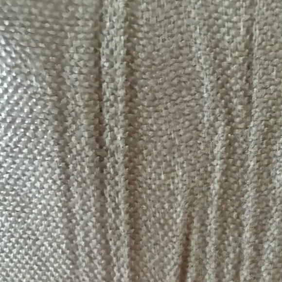 Zara metallic blazer & pants- silver, crinkle fabric - Picture 9 of 10